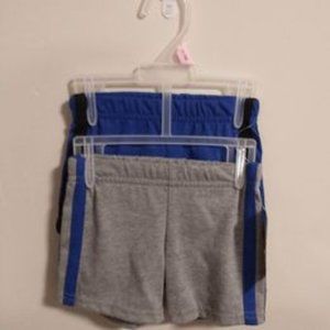 garanimals baby boy set of 2 shorts size 0/3 month blue and gray k-230